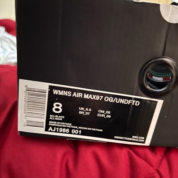 Gucci stripes Nike air max undefeated 97, size 8 womens - Picture 5 of 5